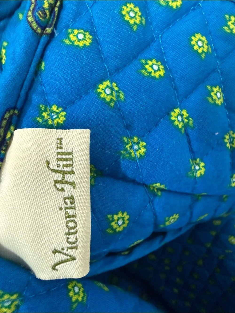 Blue & Green Quilted Paisley Messenger Bag - Women's Laptop Crossbody